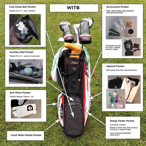 how to organize a golf bag